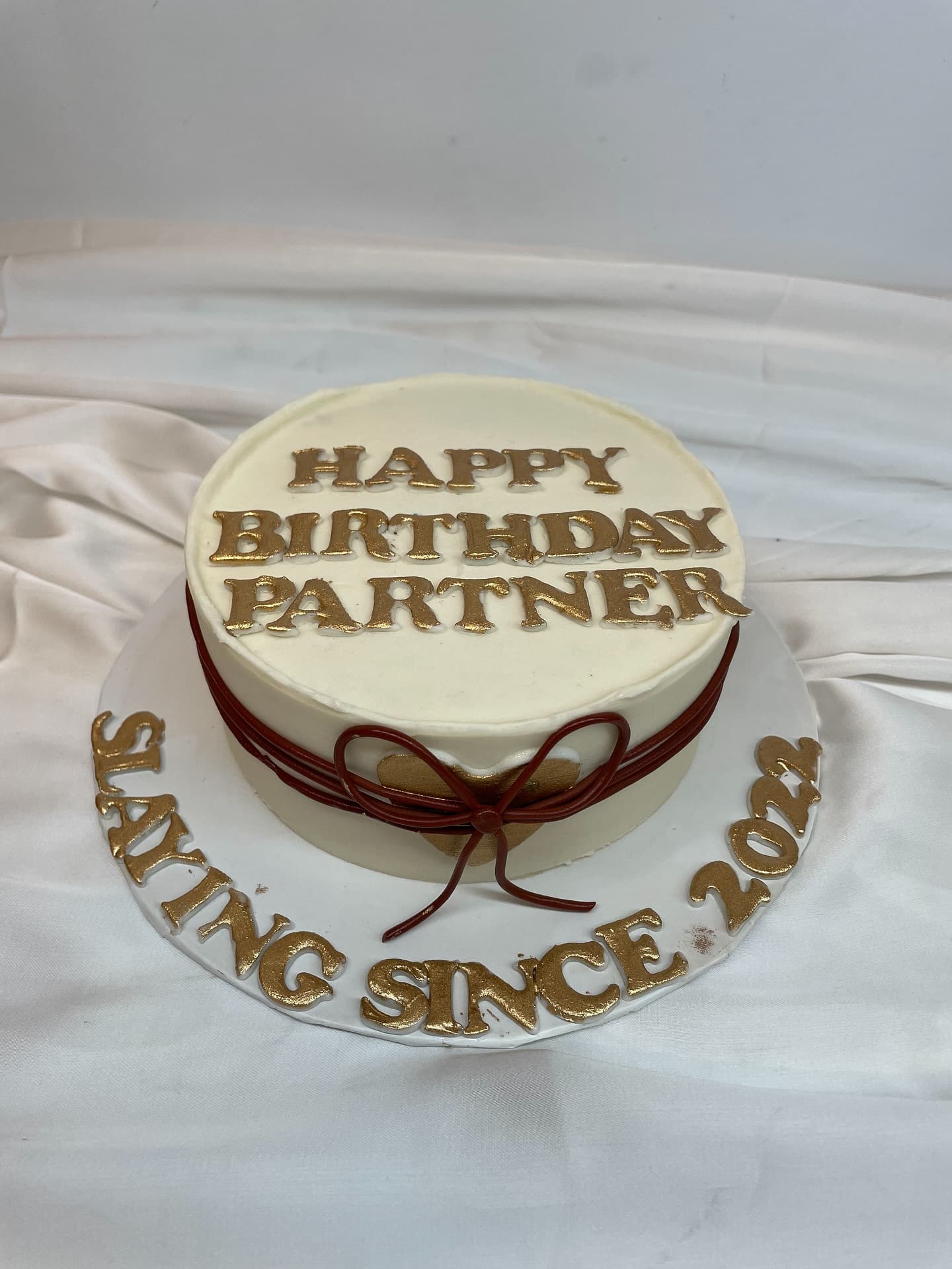 Birthday cake ordered for a partner